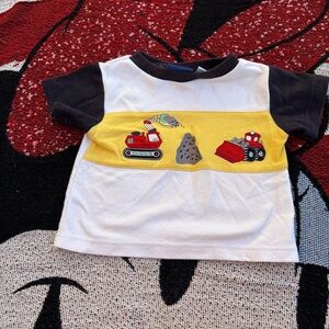 VINTAGE Y2K MY PAL CONSTRUCTION TRUCKS GRAPHIC T SHIRT SIZE 18 MONTHS